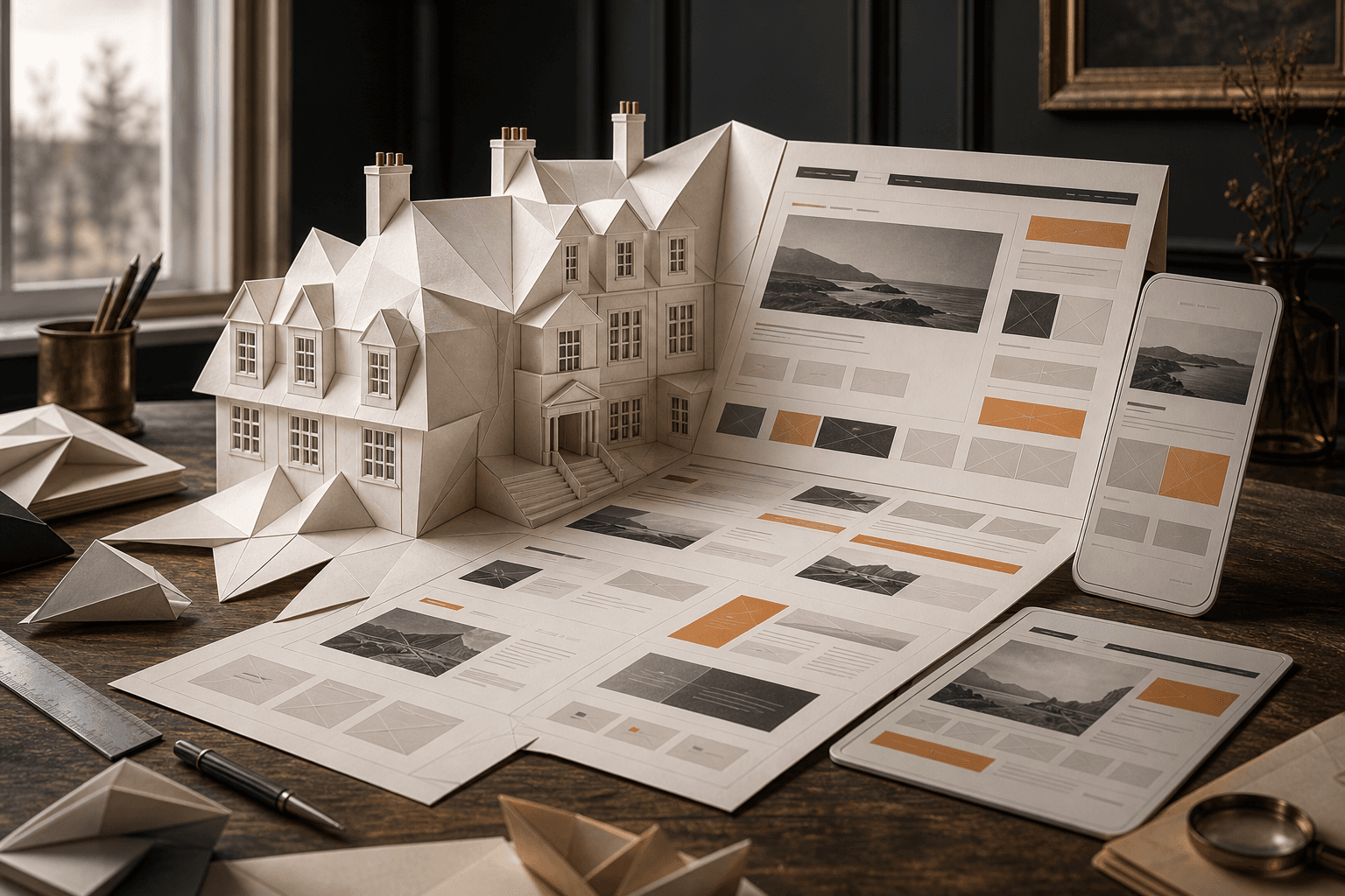 Structured website system with frontend components, content sections, metadata, and launch routes.